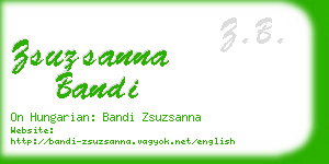 zsuzsanna bandi business card